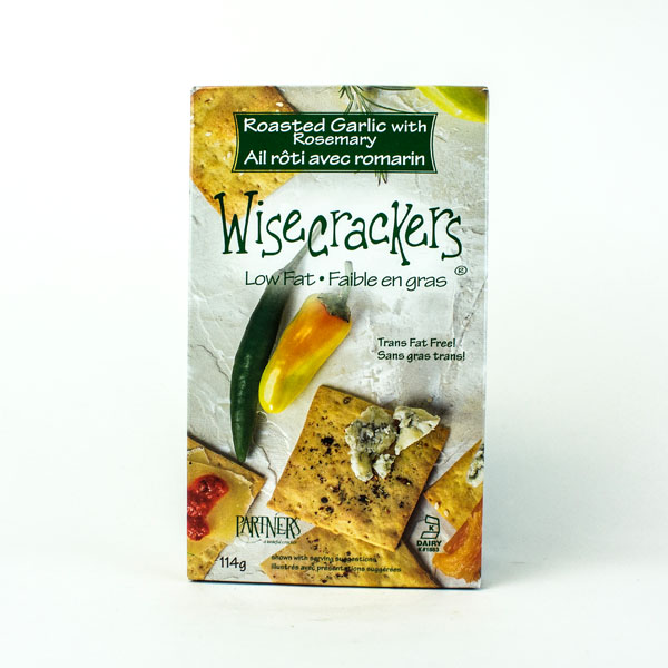 Partner Wisecrackers Roasted Garlic with Rosemary